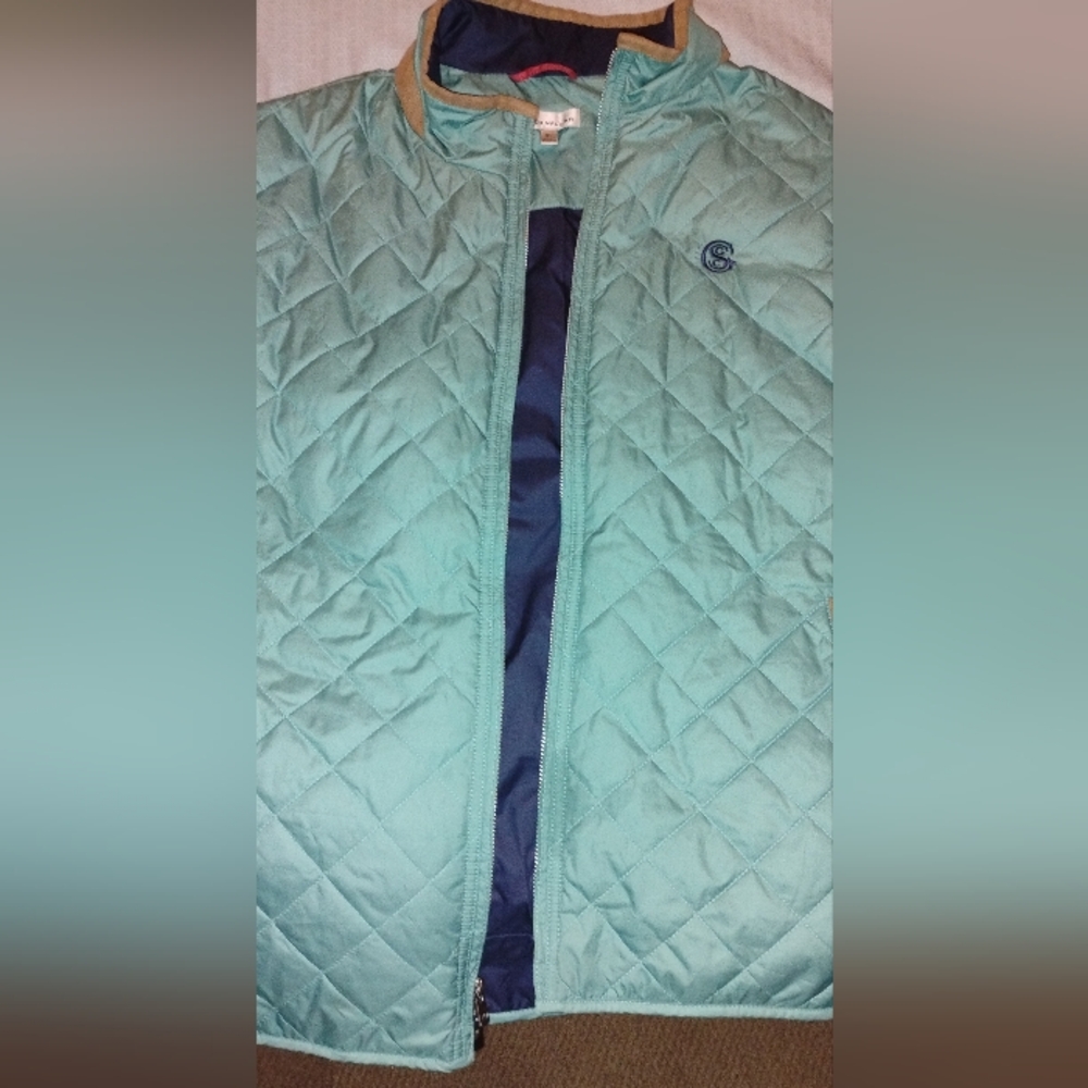Peter Millar Teal and Pink Vest